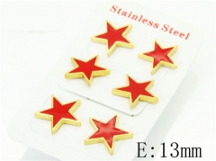 HY Wholesale Earrings 316L Stainless Steel Fashion Jewelry Earrings-HY80E0562NLD