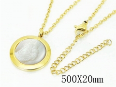 HY Wholesale Necklaces Stainless Steel 316L Jewelry Necklaces-HY52N0153HCC