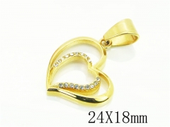 HY Wholesale Pendant 316L Stainless Steel Jewelry Pendant-HY13P1640OG