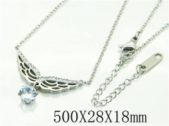 HY Wholesale Necklaces Stainless Steel 316L Jewelry Necklaces-HY19N0395NS