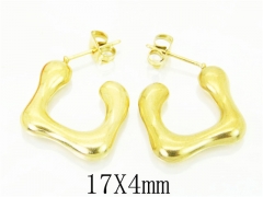 HY Wholesale Earrings 316L Stainless Steel Fashion Jewelry Earrings-HY70E0602LW