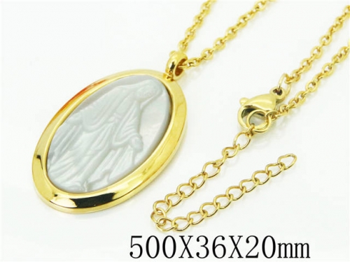 HY Wholesale Necklaces Stainless Steel 316L Jewelry Necklaces-HY52N0156HIS