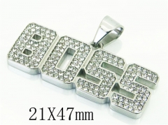 HY Wholesale Pendant 316L Stainless Steel Jewelry Pendant-HY13P1689HKD