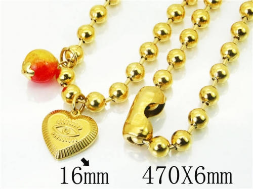 HY Wholesale Necklaces Stainless Steel 316L Jewelry Necklaces-HY21N0088HNE