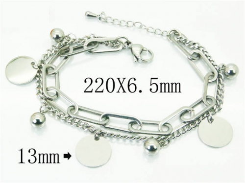 HY Wholesale Bracelets 316L Stainless Steel Jewelry Bracelets-HY59B0941HHC