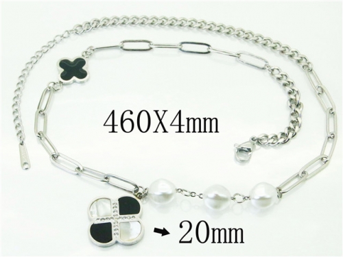 HY Wholesale Necklaces Stainless Steel 316L Jewelry Necklaces-HY80N0526OW