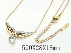 HY Wholesale Necklaces Stainless Steel 316L Jewelry Necklaces-HY19N0397OS