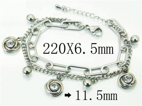 HY Wholesale Bracelets 316L Stainless Steel Jewelry Bracelets-HY59B0946HHS