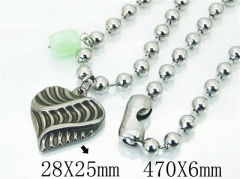 HY Wholesale Necklaces Stainless Steel 316L Jewelry Necklaces-HY21N0075HKW
