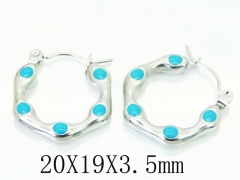 HY Wholesale Earrings 316L Stainless Steel Fashion Jewelry Earrings-HY70E0552LE