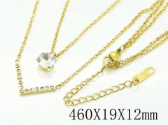 HY Wholesale Necklaces Stainless Steel 316L Jewelry Necklaces-HY19N0363HIE