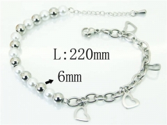 HY Wholesale Bracelets 316L Stainless Steel Jewelry Bracelets-HY59B0873OC