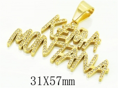 HY Wholesale Pendant 316L Stainless Steel Jewelry Pendant-HY13P1696HPW