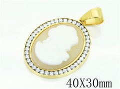 HY Wholesale Pendant 316L Stainless Steel Jewelry Pendant-HY13P1620HHW