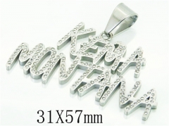 HY Wholesale Pendant 316L Stainless Steel Jewelry Pendant-HY13P1695HOQ