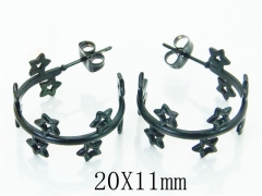 HY Wholesale Earrings 316L Stainless Steel Fashion Jewelry Earrings-HY70E0630LT