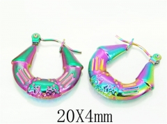 HY Wholesale Earrings 316L Stainless Steel Fashion Jewelry Earrings-HY70E0594LY