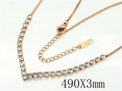 HY Wholesale Necklaces Stainless Steel 316L Jewelry Necklaces-HY19N0370PZ