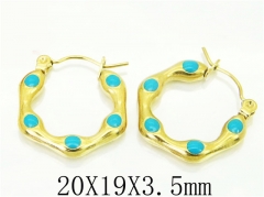 HY Wholesale Earrings 316L Stainless Steel Fashion Jewelry Earrings-HY70E0557MC