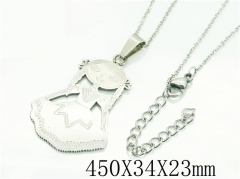 HY Wholesale Necklaces Stainless Steel 316L Jewelry Necklaces-HY56N0037OX