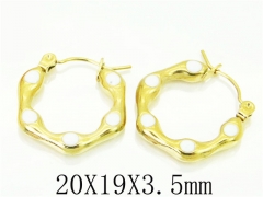 HY Wholesale Earrings 316L Stainless Steel Fashion Jewelry Earrings-HY70E0556ME