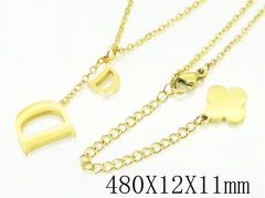 HY Wholesale Necklaces Stainless Steel 316L Jewelry Necklaces-HY80N0524LD