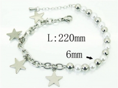 HY Wholesale Bracelets 316L Stainless Steel Jewelry Bracelets-HY59B0869OW