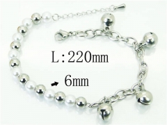 HY Wholesale Bracelets 316L Stainless Steel Jewelry Bracelets-HY59B0884OR