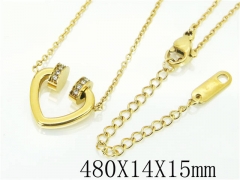 HY Wholesale Necklaces Stainless Steel 316L Jewelry Necklaces-HY19N0408PA