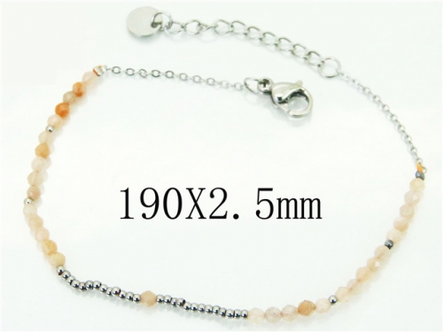 HY Wholesale Bracelets 316L Stainless Steel Jewelry Bracelets-HY56B0057OR