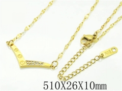 HY Wholesale Necklaces Stainless Steel 316L Jewelry Necklaces-HY19N0378PC