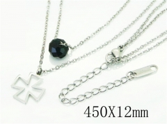 HY Wholesale Necklaces Stainless Steel 316L Jewelry Necklaces-HY56N0043HWW