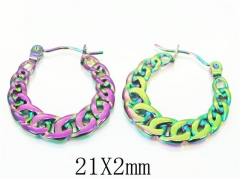 HY Wholesale Earrings 316L Stainless Steel Fashion Jewelry Earrings-HY70E0614LX