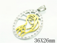 HY Wholesale Pendant 316L Stainless Steel Jewelry Pendant-HY12P1291KW