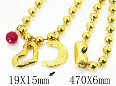 HY Wholesale Necklaces Stainless Steel 316L Jewelry Necklaces-HY21N0091HNE