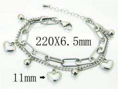 HY Wholesale Bracelets 316L Stainless Steel Jewelry Bracelets-HY59B0950HHE