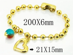 HY Wholesale Bracelets 316L Stainless Steel Jewelry Bracelets-HY21B0425HKB