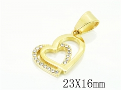 HY Wholesale Pendant 316L Stainless Steel Jewelry Pendant-HY13P1645OR