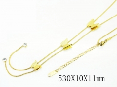 HY Wholesale Necklaces Stainless Steel 316L Jewelry Necklaces-HY80N0517HEE