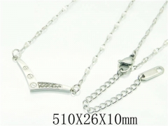 HY Wholesale Necklaces Stainless Steel 316L Jewelry Necklaces-HY19N0377OB