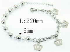 HY Wholesale Bracelets 316L Stainless Steel Jewelry Bracelets-HY59B0874OV