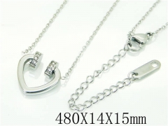 HY Wholesale Necklaces Stainless Steel 316L Jewelry Necklaces-HY19N0407OW