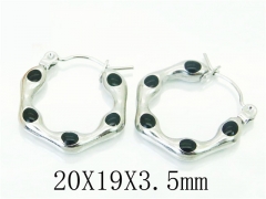 HY Wholesale Earrings 316L Stainless Steel Fashion Jewelry Earrings-HY70E0554LE