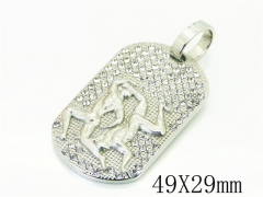 HY Wholesale Pendant 316L Stainless Steel Jewelry Pendant-HY13P1759HHR