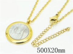 HY Wholesale Necklaces Stainless Steel 316L Jewelry Necklaces-HY52N0151HDD