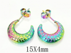 HY Wholesale Earrings 316L Stainless Steel Fashion Jewelry Earrings-HY70E0569LA