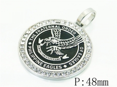 HY Wholesale Pendant 316L Stainless Steel Jewelry Pendant-HY13P1713HIX