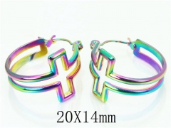 HY Wholesale Earrings 316L Stainless Steel Fashion Jewelry Earrings-HY70E0624LB