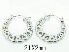 HY Wholesale Earrings 316L Stainless Steel Fashion Jewelry Earrings-HY70E0611KG