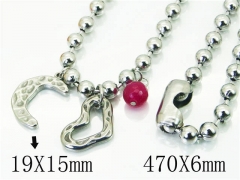 HY Wholesale Necklaces Stainless Steel 316L Jewelry Necklaces-HY21N0083HKC